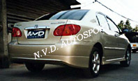 Toyota Altis 2001 NVD carbon fibre rear spoiler