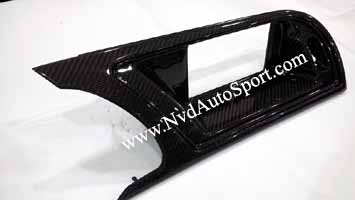Audi A4 S4 B8 Carbon fiber Nav Screen panel with trim