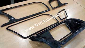 Audi A5 S5 RS5 8T B8 Carbon fiber interior dash trim with NAV screen panel