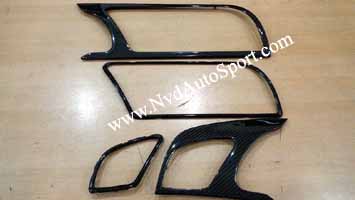 Audi A5 S5 RS5 8T Carbon fiber interior Dash trims with inner carbon fiber line 