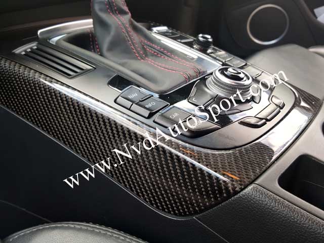 Audi A5 S5 RS5 - 8T Carbon fiber Interior center console trim