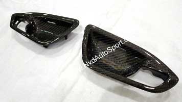 BMW F22, F23, F87 M2 Carbon fiber interior door handle cups
