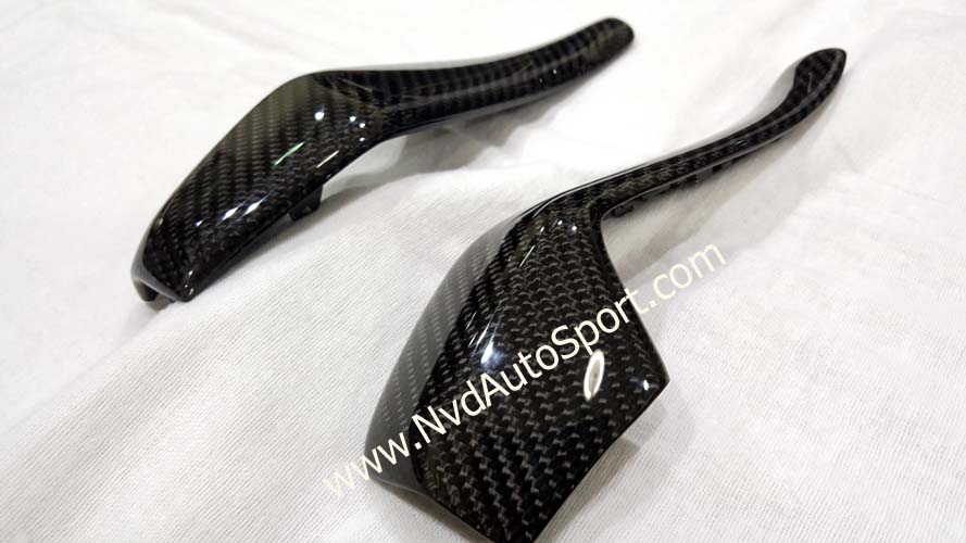 BMW i8 Carbon fiber interior Headrest Safety Belt Cover Cap