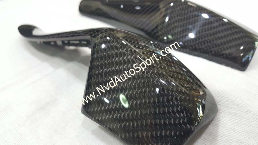 BMW i8 Carbon fiber interior Headrest Safety Belt Cover Cap