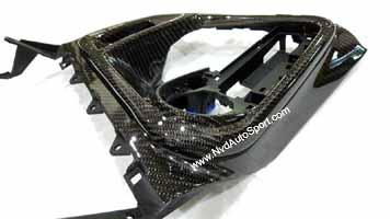 BMW i8 Carbon fiber interior shifter middle center console bezel trim