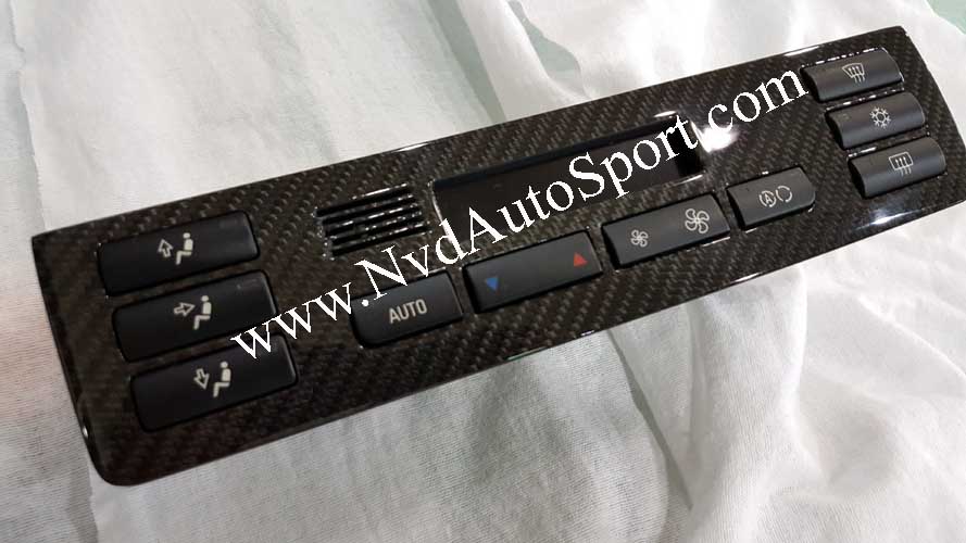 BMW E46, E46 M3 carbon fiber inteiror Air AC Control Panel