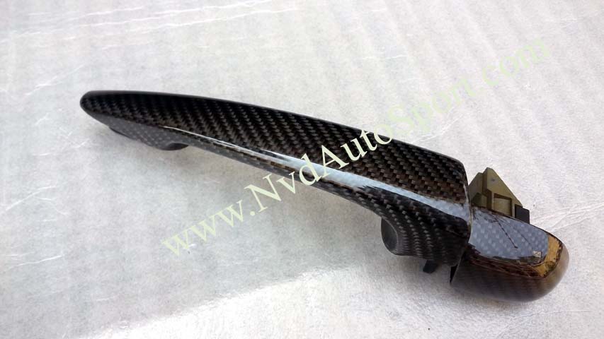 BMW E46 M3 Carbon fiber skinning exterior door handles from NVD Autosport
