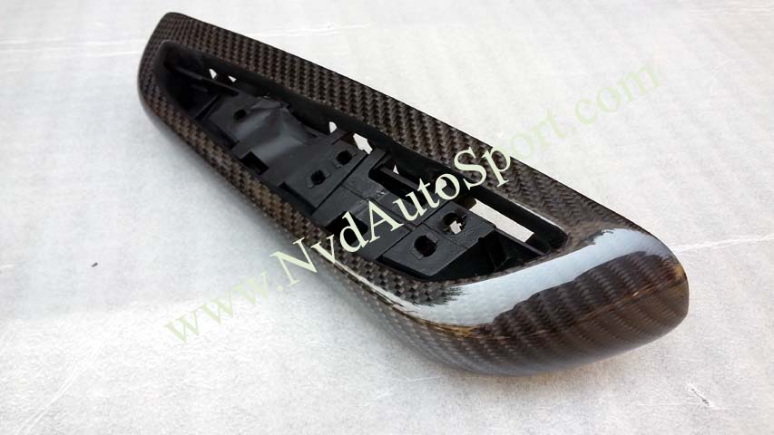 BMW E46 M3 Carbon fiber skinning Interior Rear Armrests from NVD Autosport