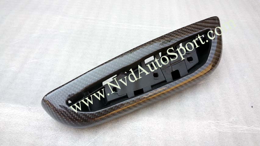 BMW E46 M3 Carbon fiber skinning Interior Rear Armrests from NVD Autosport