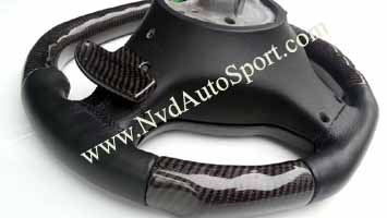 BMW E39 M5 Carbon fiber steering wheel with shift paddles from NVD Autosport
