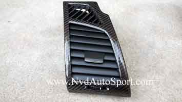 BMW E81 E82 E88 Carbon fiber Side Air Con Vent from NVD Autosport