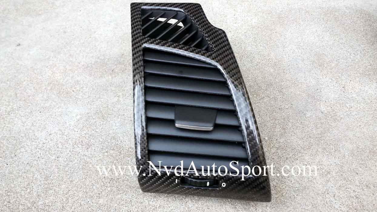 BMW E81 E82 E87 E88 1M Carbon fiber interior Side air con panel