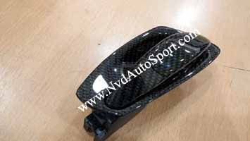 BMW Z4 E85 E86 Carbon fibre skinning interior door handles from NVD Autosport