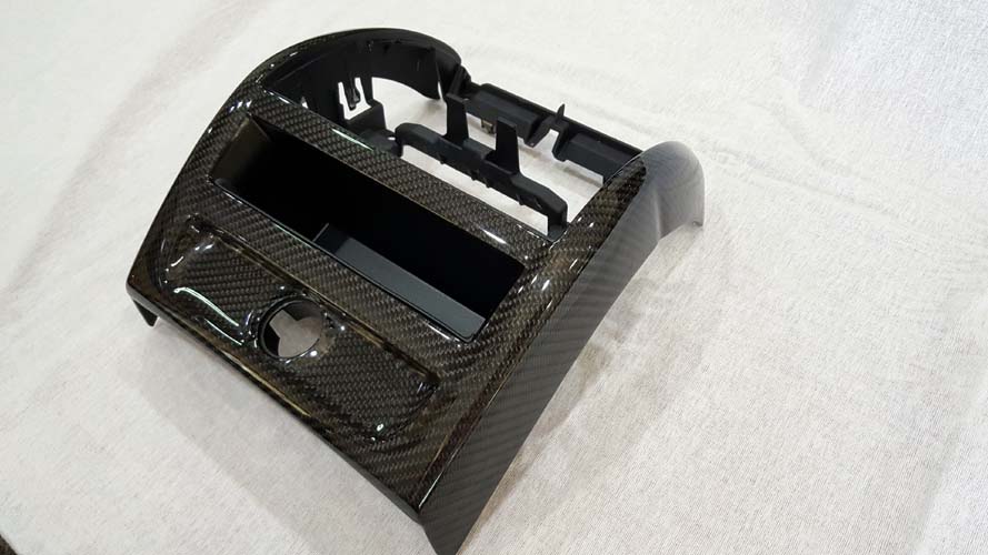 BMW F10 M5 Carbon fiber interior rear center console panel