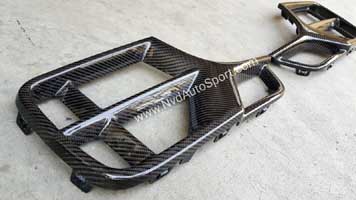 Mini F54 Clubman carbon fiber front bumper air grille