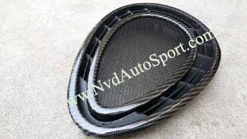 BMW Mini F55 F56 Cooper S Carbon Fiber Skinning Interior Dash HiFi Speaker Cover from NVD Autosport