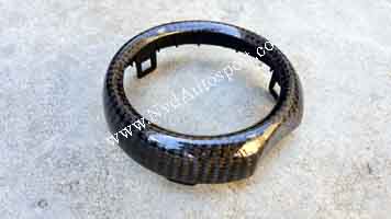 BMW Mini R50 r52 R53 JCW Carbon fiber Tachometer single gauge ring
