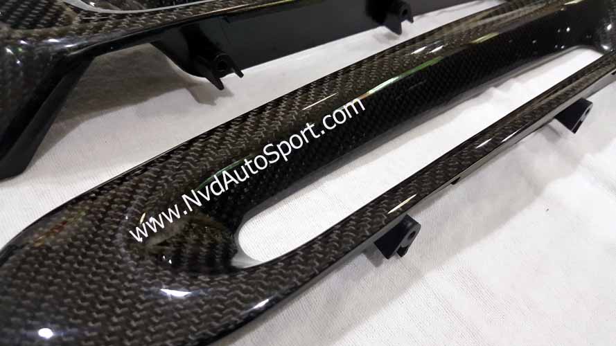 Mini R53 GP Carbon fiber Rear Bumper AIr Discharge Trim