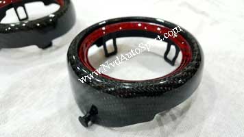 Mini R56, R57, R58, R59 Carbon fiber door handle ring