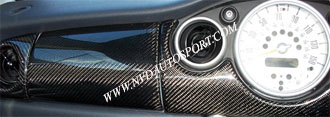 BMW Mini R50, R52, R53 carbon fibre dash trims