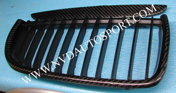 BMW E90, E90 M3 carbon fiber front grilles