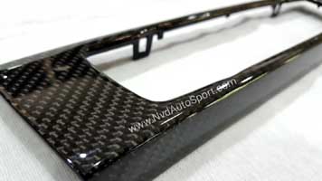 BMW E90 M3 Carbon fiber interior climate control trim for Nav