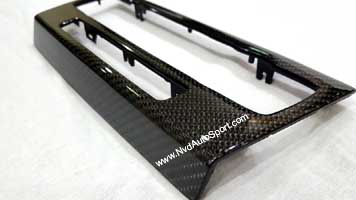 BMW E90 M3 Carbon fiber interior climate control trim for non Nav