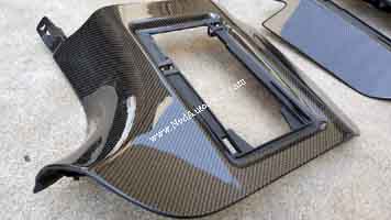 Porsche 991 Turbo S Carbon fiber Interior Lower Kick Panels