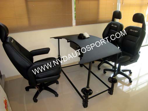 office table set from car parts